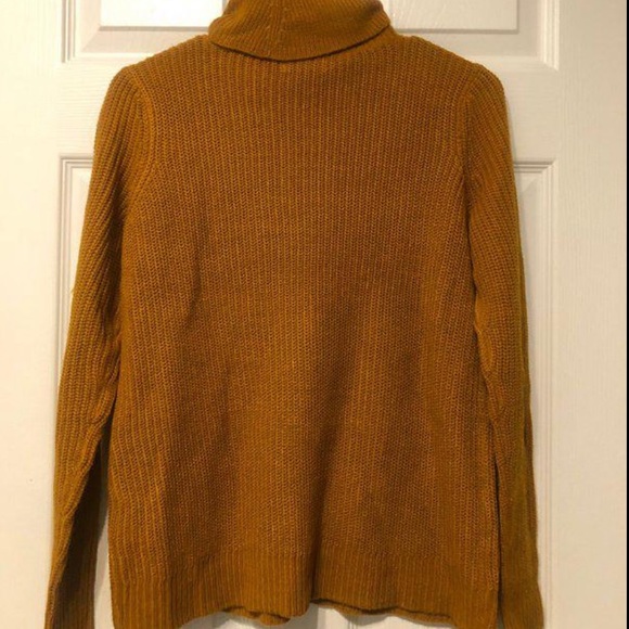 Jacqueline de Yong Mustard Turtleneck Sweater - Picture 3 of 6